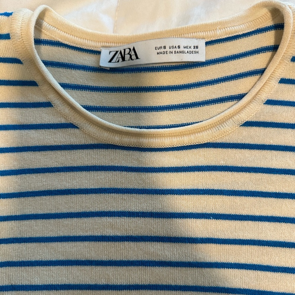 Zara striped top - Picture 4 of 5